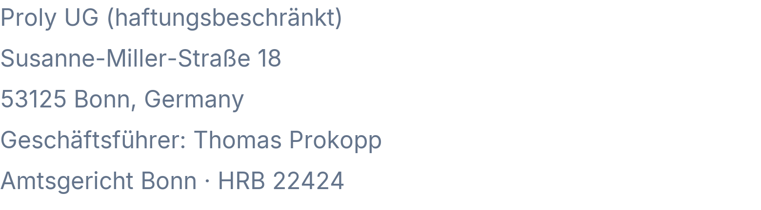 Service provider contact details