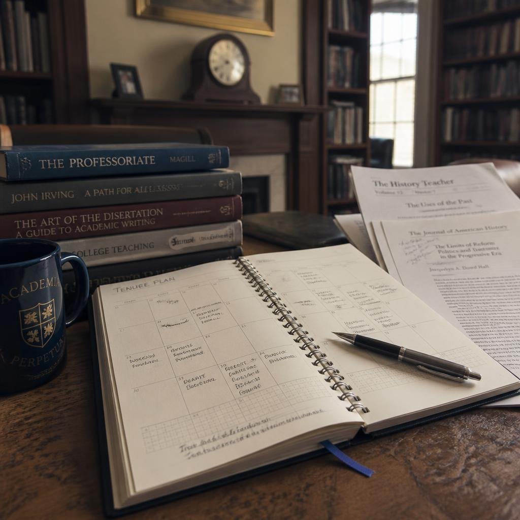 Tenure clock calculator — track time remaining and publication pace
